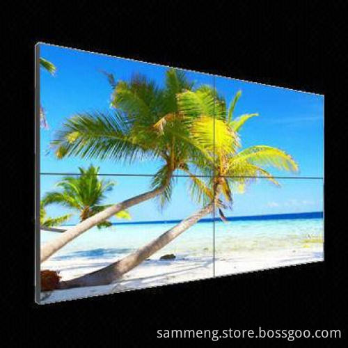60-inch Large Size Video Wall, Shopping Malls for CCTV Surveillance, Brightness of 700cd/m²